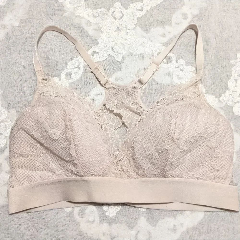 Chantelle Everyday Bra Blush Lace Light Pink